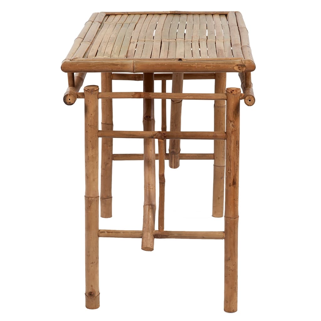 Sulankstomas sodo stalas, 115x50x75cm, bambukas