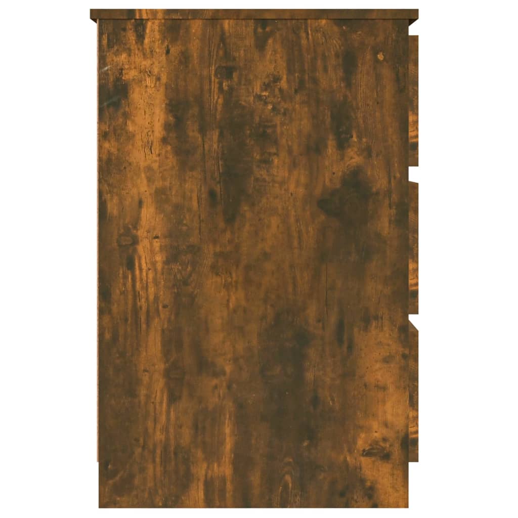 Rašomasis stalas, dūminio ąžuolo spalvos, 140x50x77cm, mediena