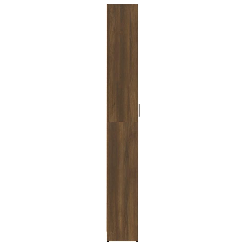 Drabužių spinta, ruda ąžuolo, 55x25x189cm, mediena