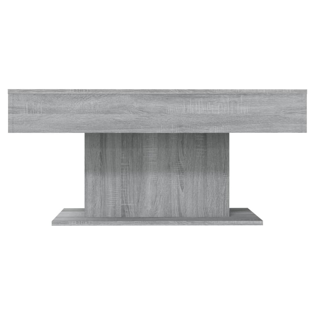 Kavos staliukas, pilkas ąžuolo, 96x50x45cm, apdirbta mediena