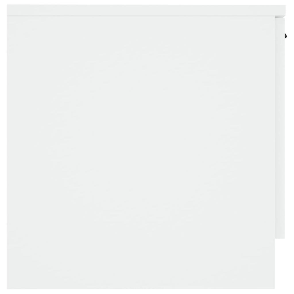 Naktinės spintelės, 2vnt., baltos spalvos, 40x39x40cm