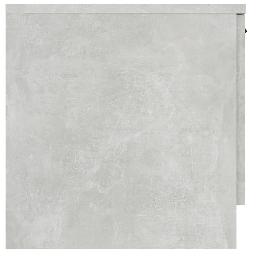 Naktinės spintelės, 2vnt., betono pilkos spalvos, 40x39x40cm