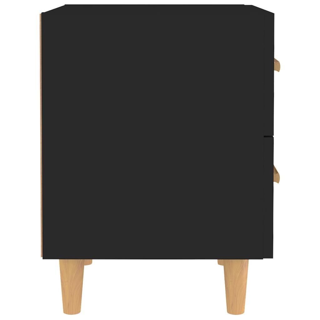 Naktinė spintelė, juodos spalvos, 40x35x47,5cm