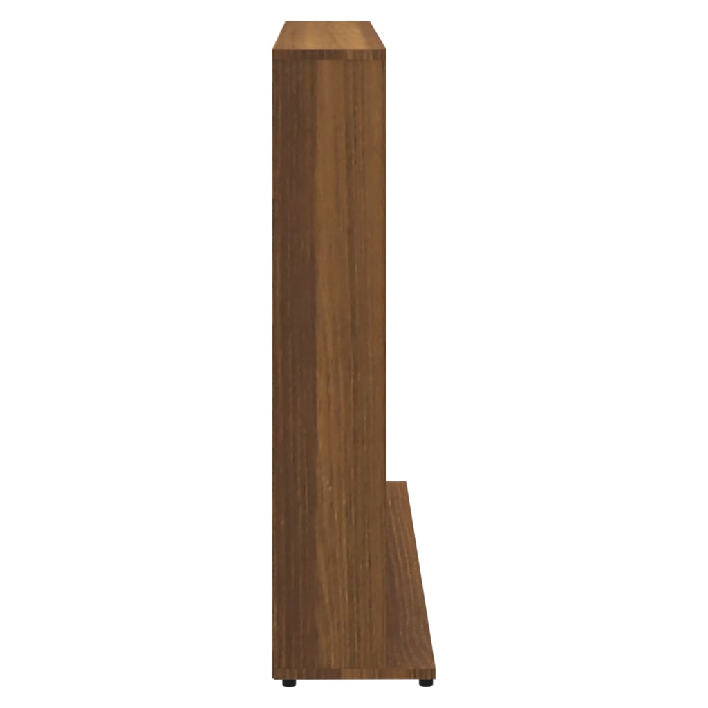 Spintelė kompaktiniams diskams, ruda, 102x23x89,5cm, mediena (81548)