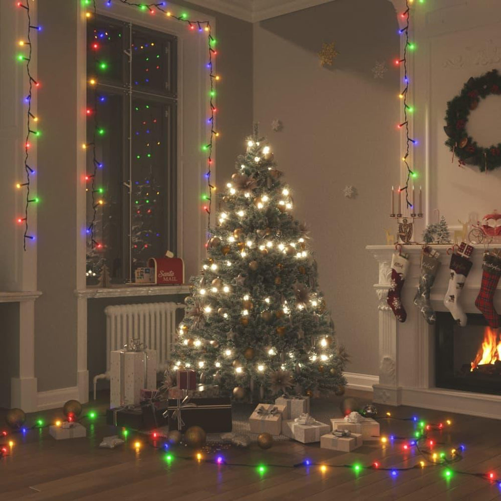 LED lempučių girlianda STOCKING, 60m, įvairių spalvų