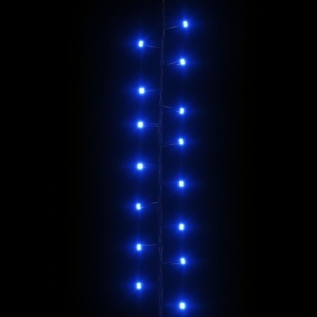 Smulkių LED lempučių girlianda, 4m, PVC, 400 mėlynų LED