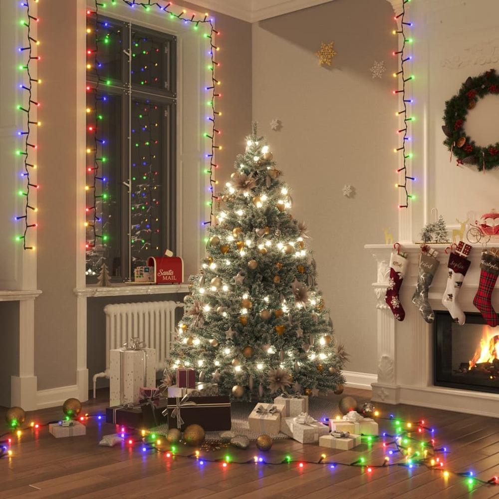 Smulkių LED lempučių girlianda, 4m, PVC, 400 įvairių spalvų LED