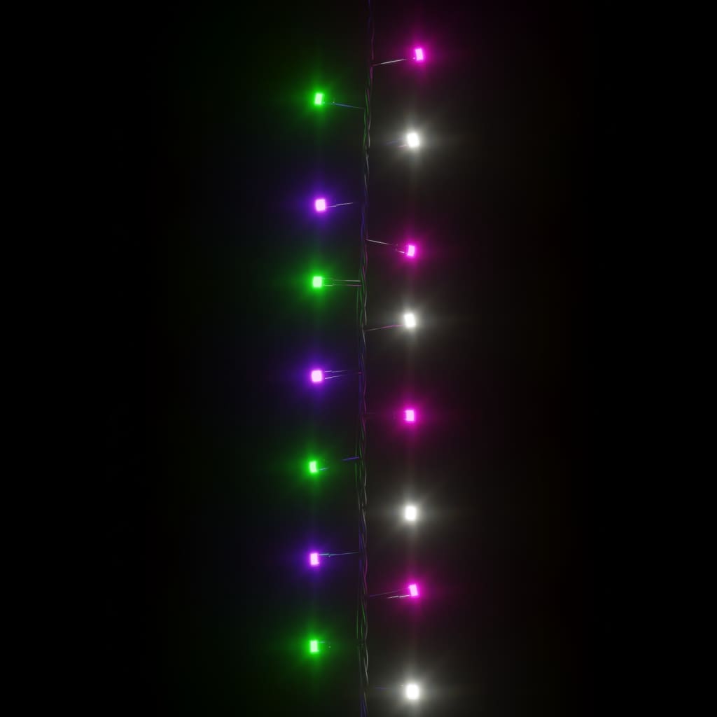 Smulkių LED lempučių girlianda, 4m, PVC, 400 pastelinių LED