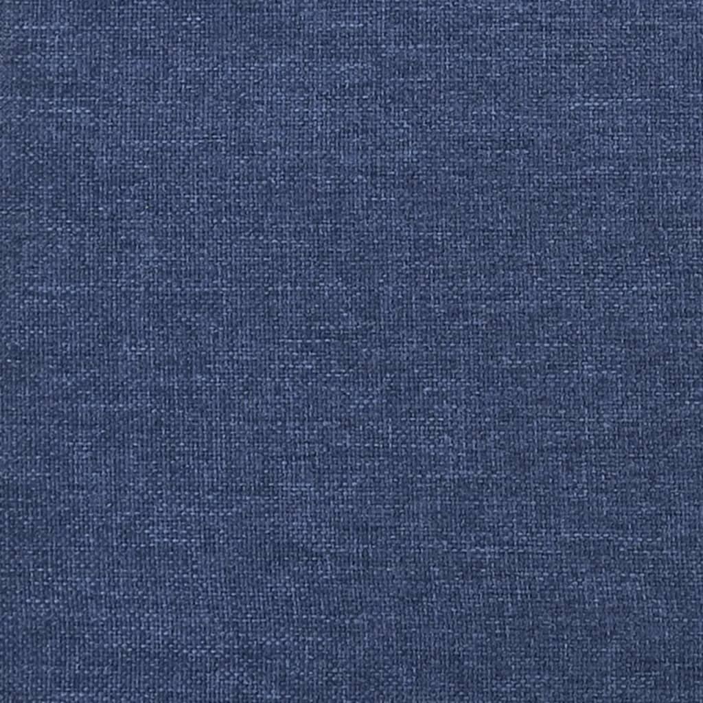 Sienų plokštės, 12vnt., mėlynos, 30x15cm, audinys, 0,54m²