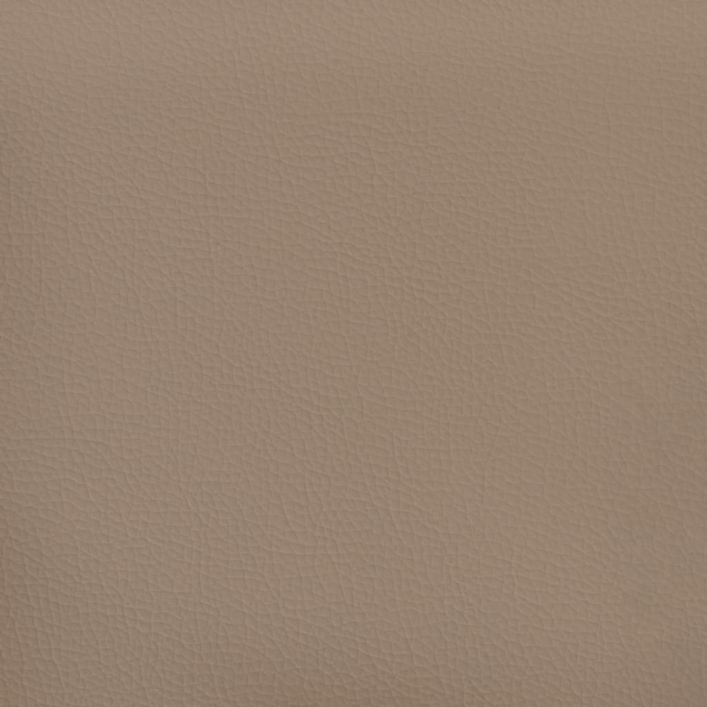 Sienų plokštės, 12vnt., kapučino, 30x30cm, dirbtinė oda, 1,08m²