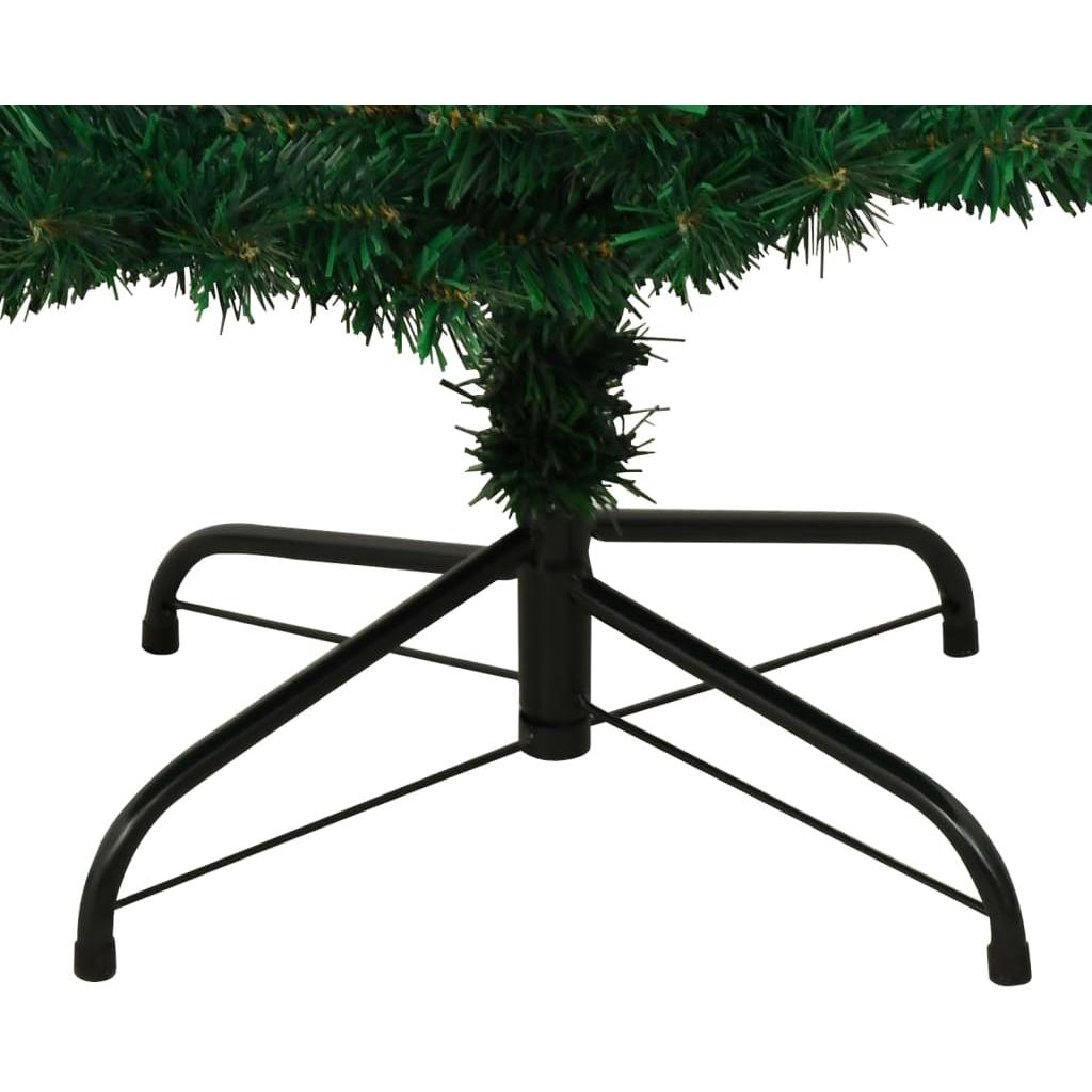 Kalėdų eglutė su stovu/LED, žalia, 120cm, PVC, spiralės formos