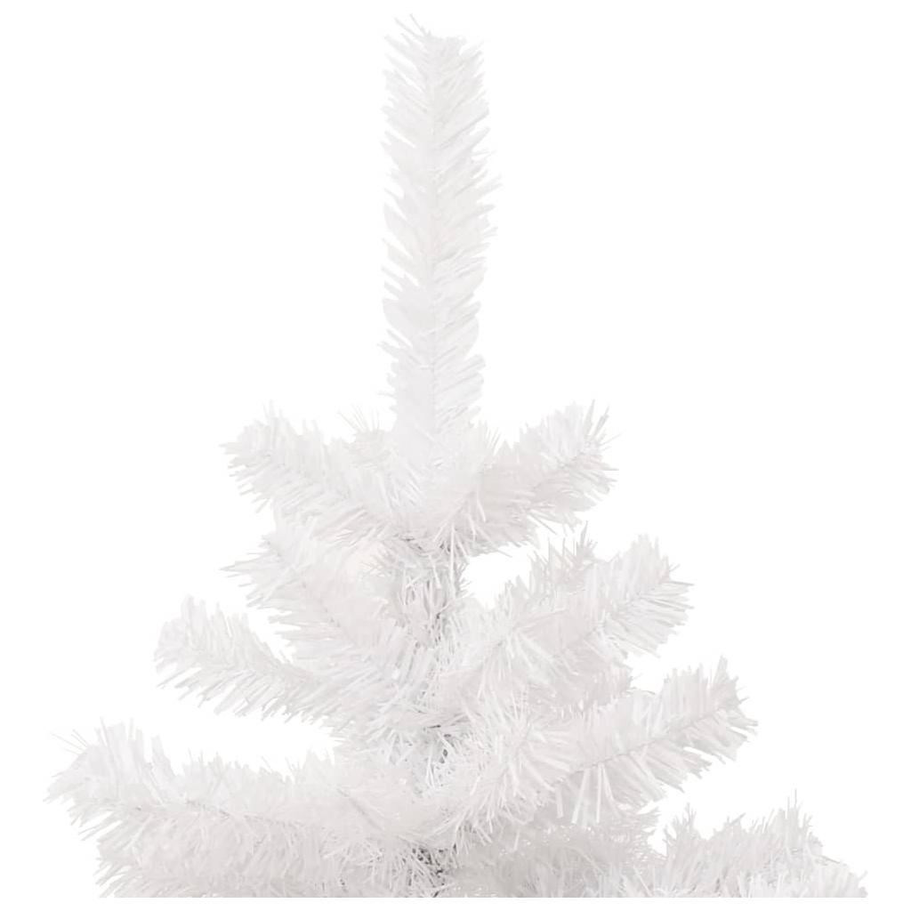Kalėdų eglutė su stovu/LED, balta, 120cm, PVC, spiralės formos