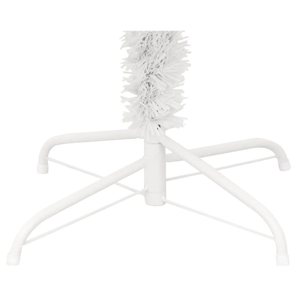 Kalėdų eglutė su stovu/LED, balta, 180cm, PVC, spiralės formos