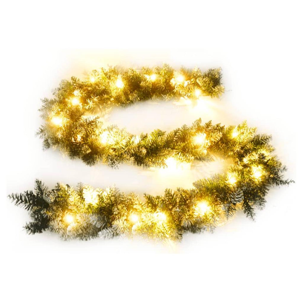 Kalėdinė girlianda NORTHPOLE su LED, žalia