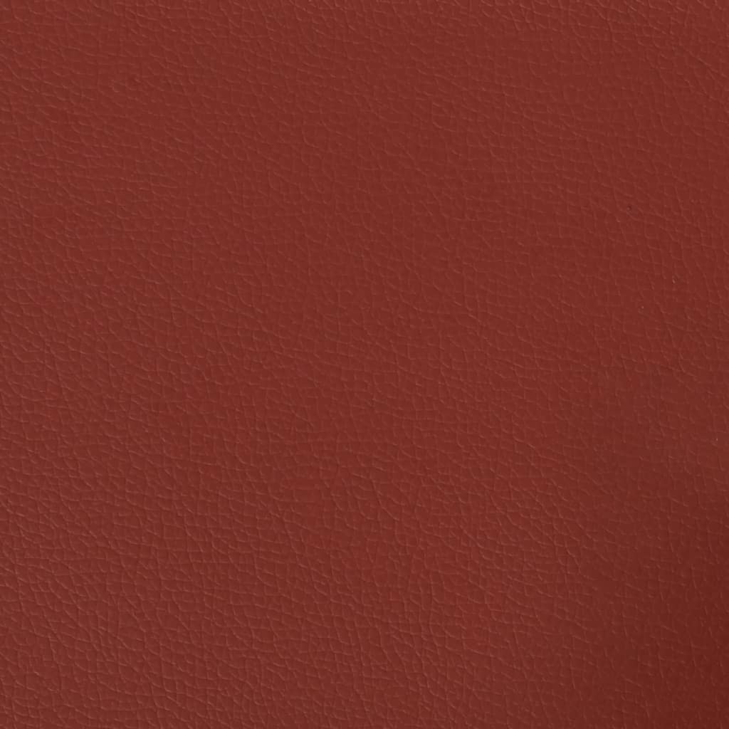 Sienų plokštės, 12vnt., vyno, 30x30cm, dirbtinė oda, 1,08m²