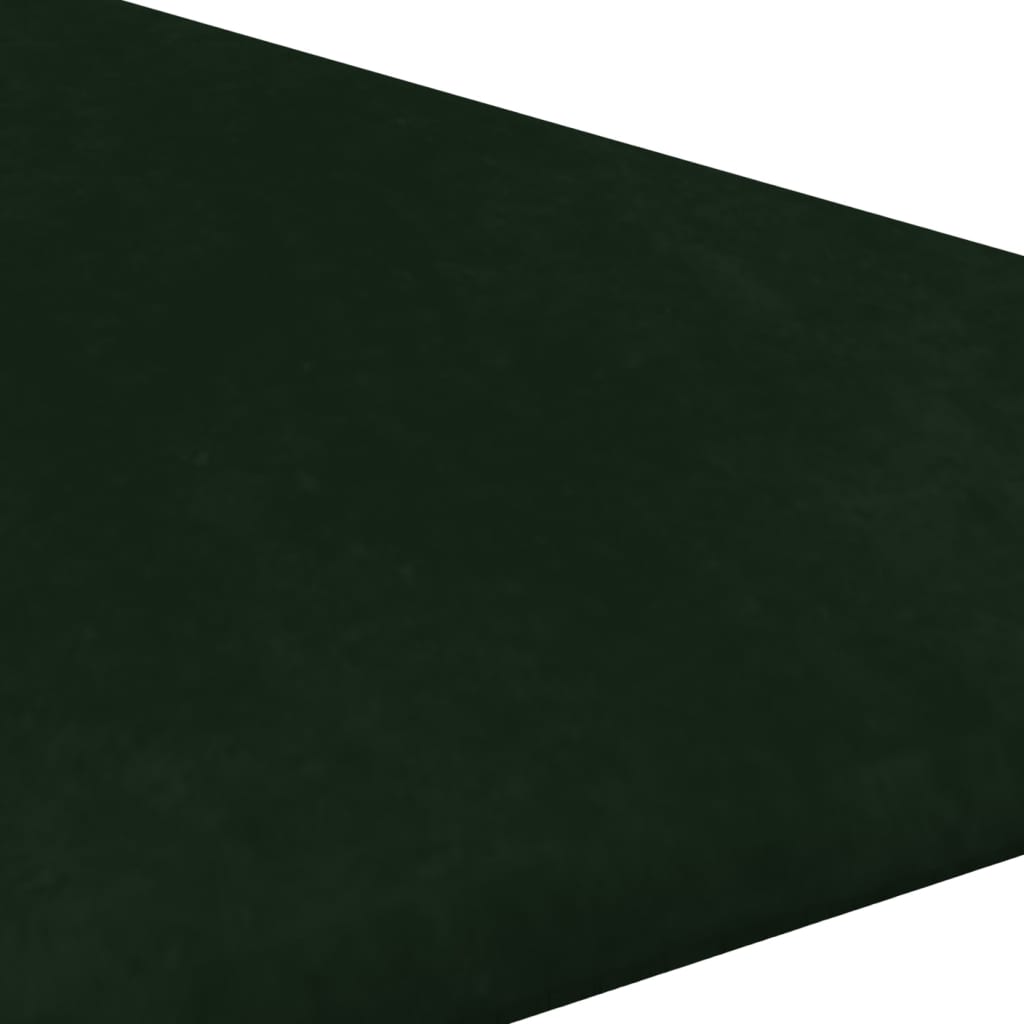 Sienų plokštės, 12vnt., žalios, 30x30cm, aksomas, 1,08m²