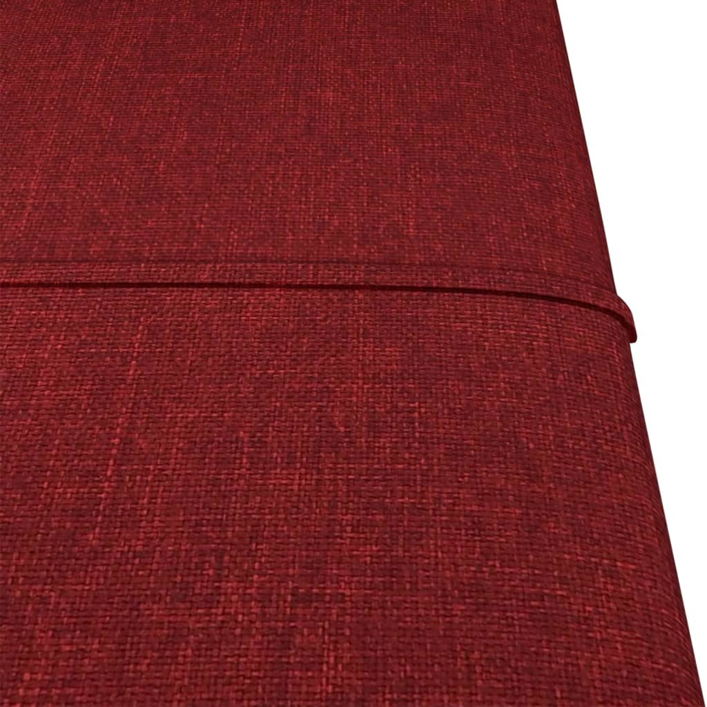 Sienų plokštės, 12vnt., vyno, 30x30cm, audinys, 1,08m²