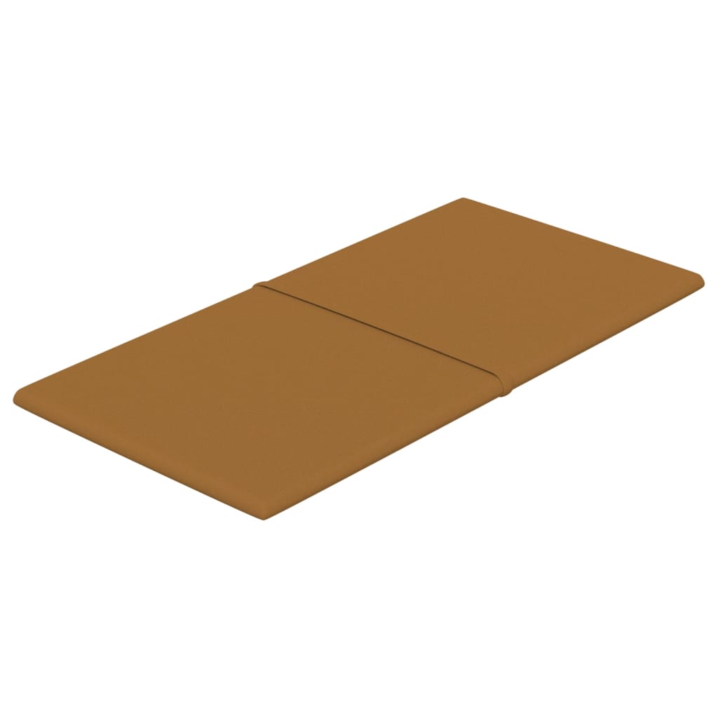 Sienų plokštės, 12vnt., rudos, 60x30cm, aksomas, 2,16m²