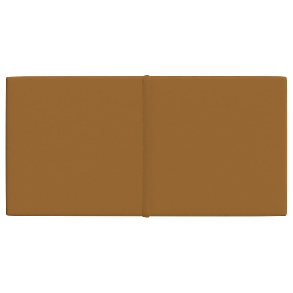 Sienų plokštės, 12vnt., rudos, 60x30cm, aksomas, 2,16m²