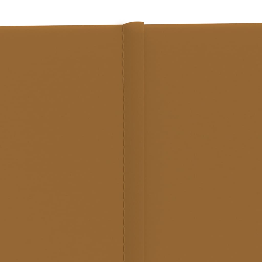 Sienų plokštės, 12vnt., rudos, 90x15cm, aksomas, 1,62m²