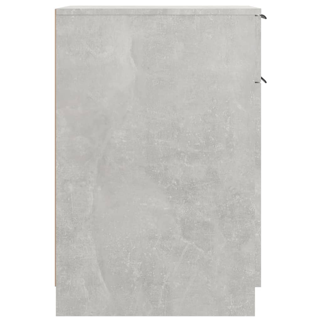 Rašomojo stalo spintelė, pilka, 33,5x50x75cm, apdirbta mediena