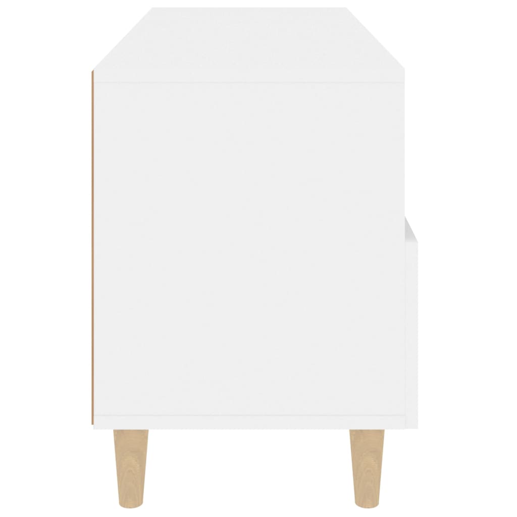 Televizoriaus spintelė, baltos spalvos, 80x36x50cm, mediena