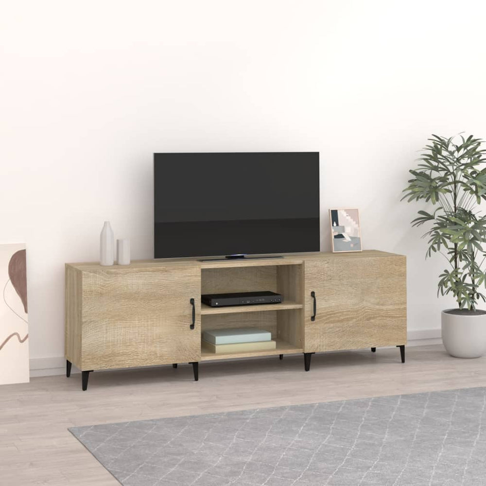 Televizoriaus spintelė, ąžuolo, 150x30x50cm, apdirbta mediena