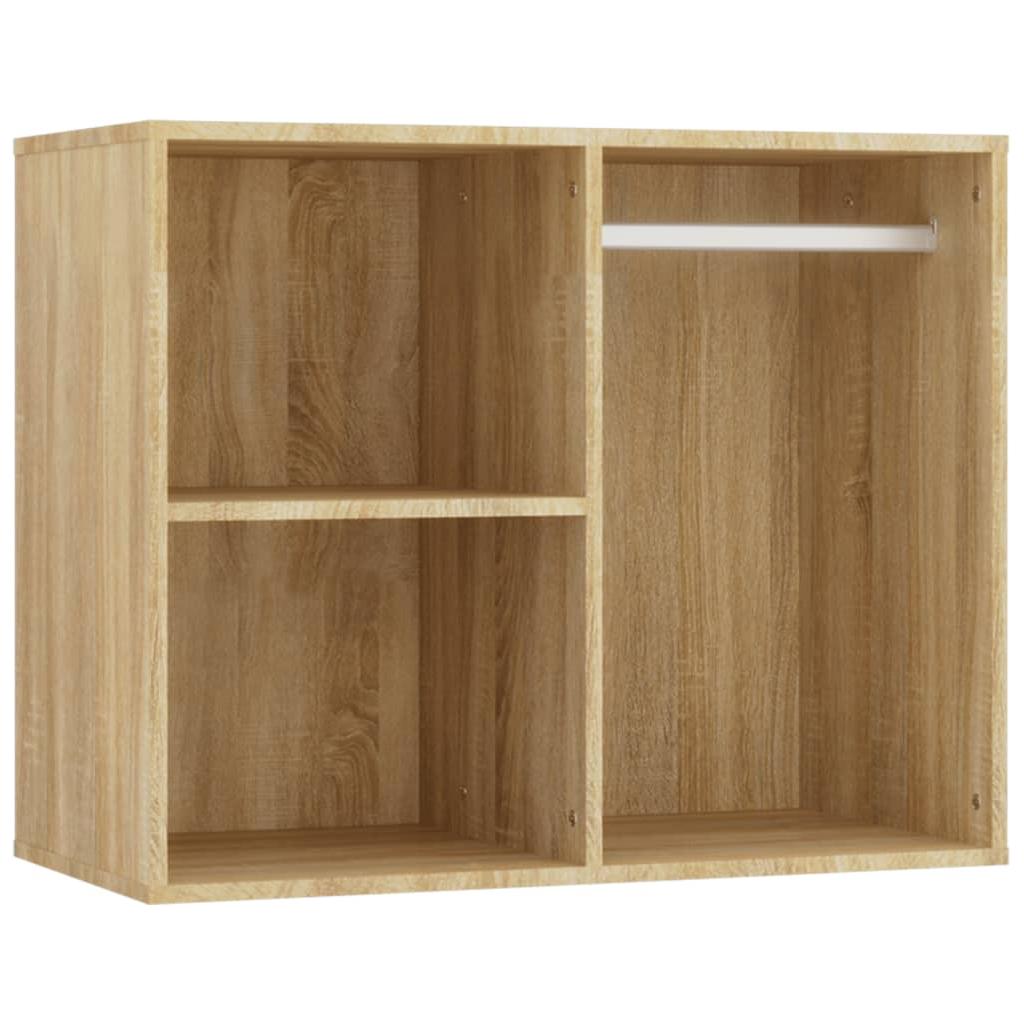 Kosmetinio staliuko komplektas su LED, ąžuolo, apdirbta mediena