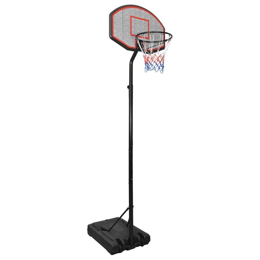 Krepšinio stovas, juodos spalvos, 282–352cm, polietilenas