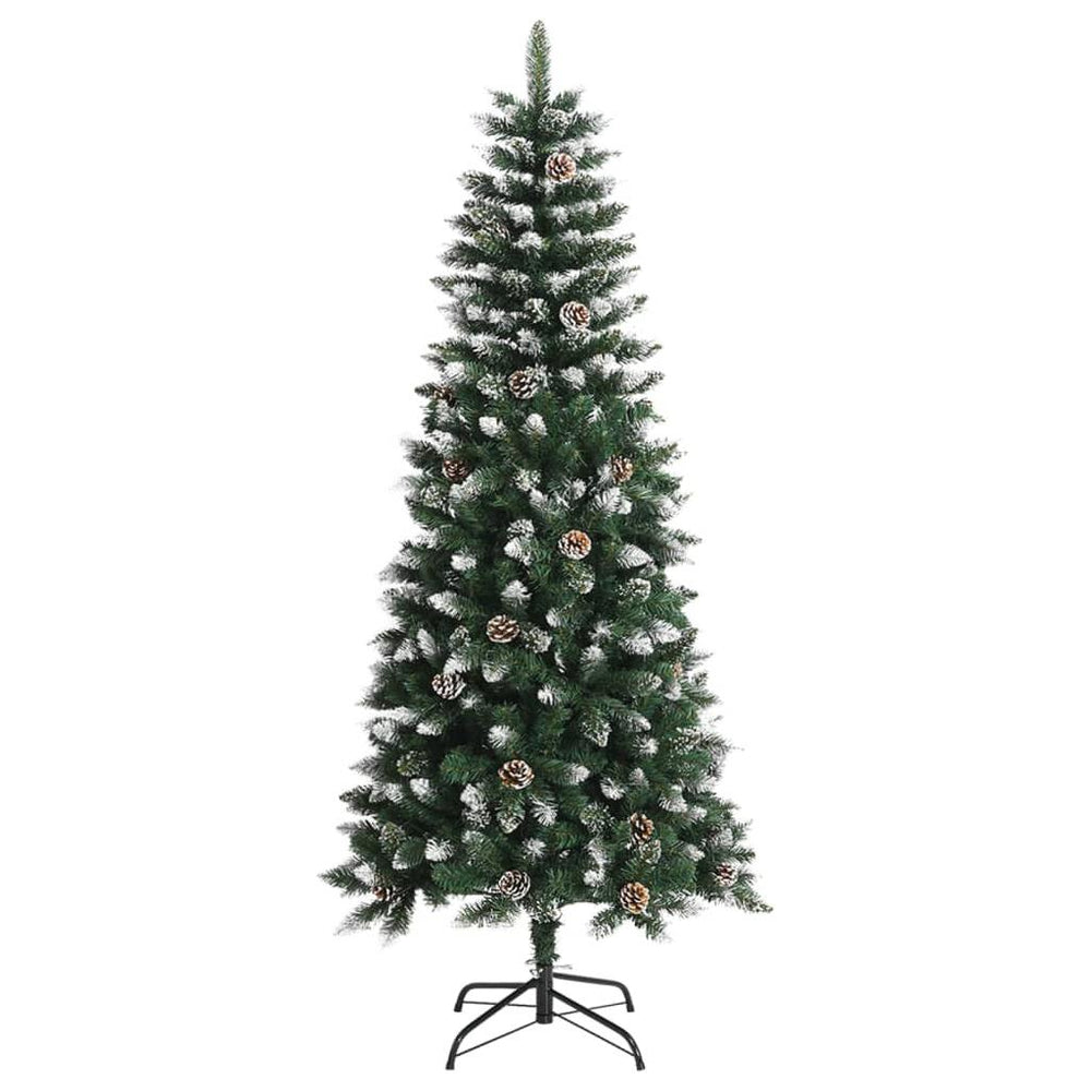 Dirbtinė Kalėdų eglutė su stovu, žalios spalvos, 150cm, PVC