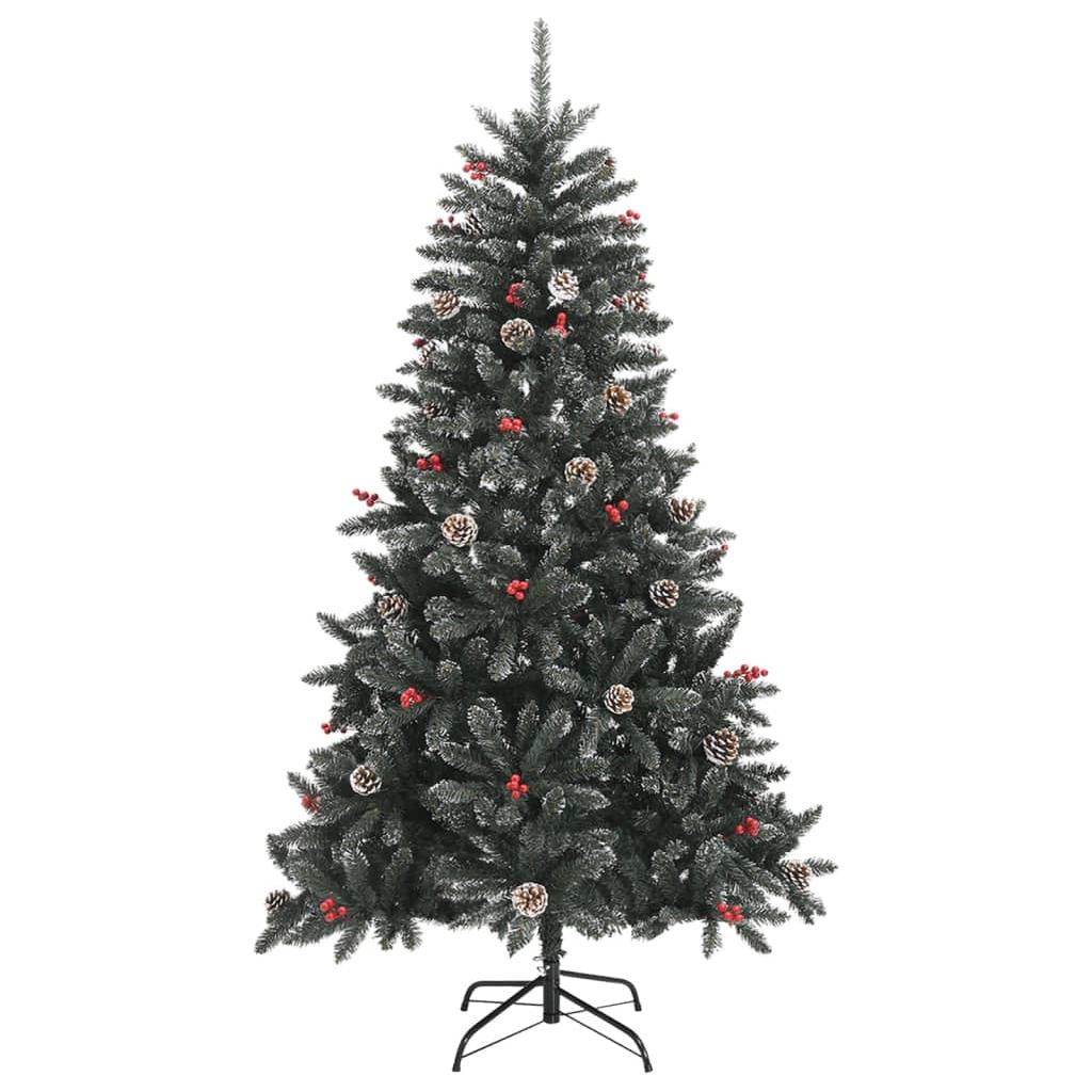 Dirbtinė Kalėdų eglutė su stovu, žalios spalvos, 150cm, PVC
