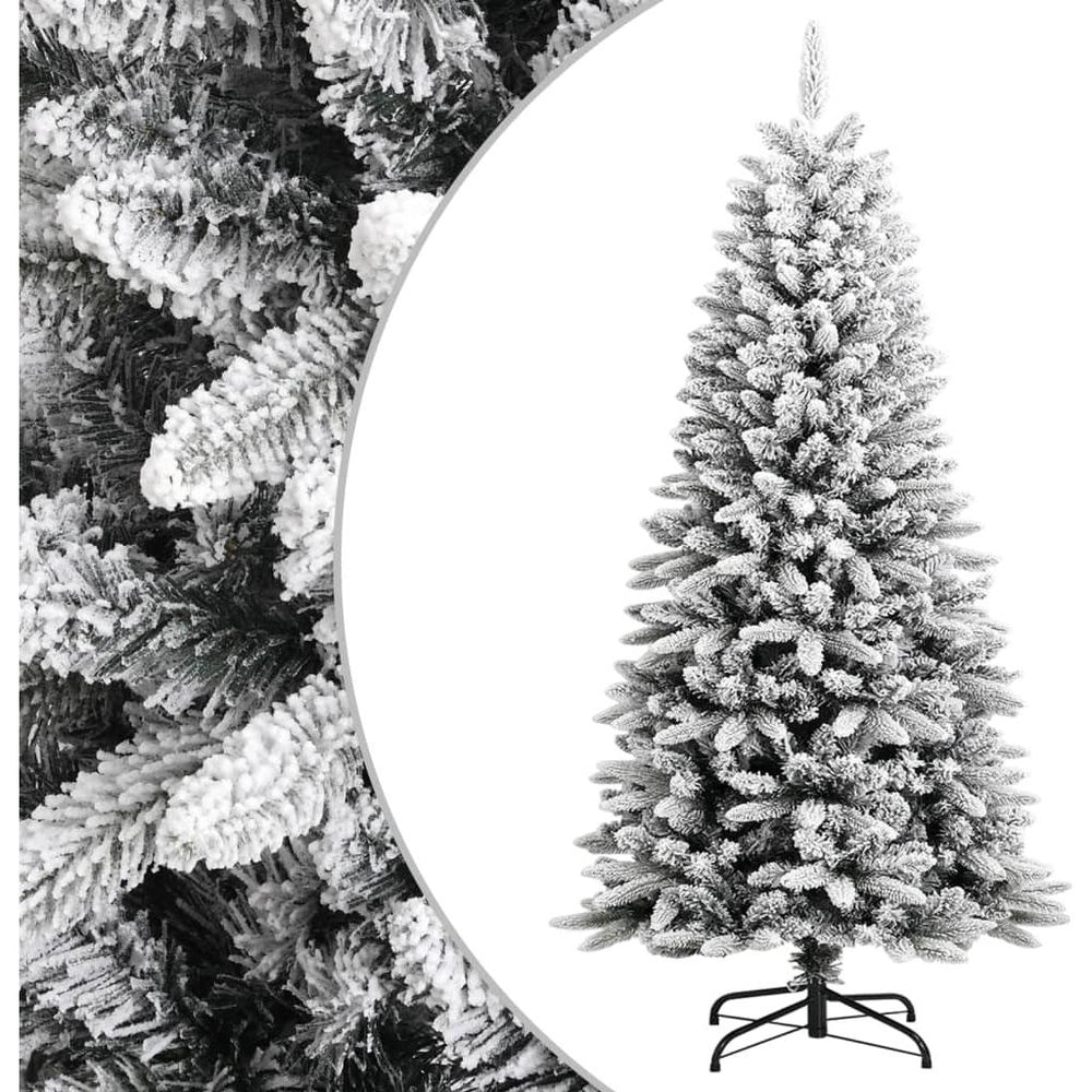 Dirbtinė Kalėdų eglutė su sniegu, 120cm, PVC ir PE