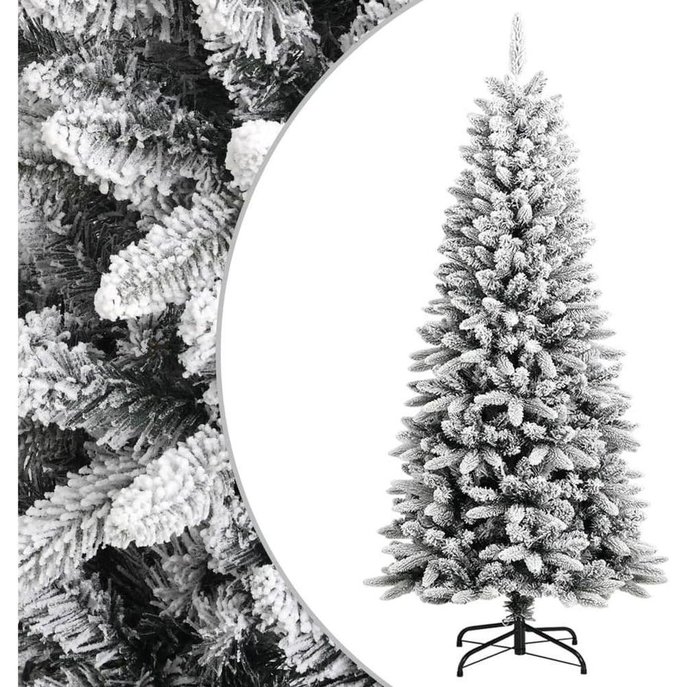 Dirbtinė Kalėdų eglutė su sniegu, 150cm, PVC ir PE