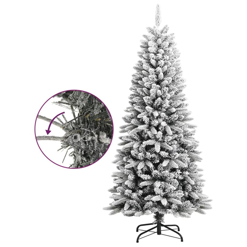 Dirbtinė Kalėdų eglutė su sniegu, 150cm, PVC ir PE