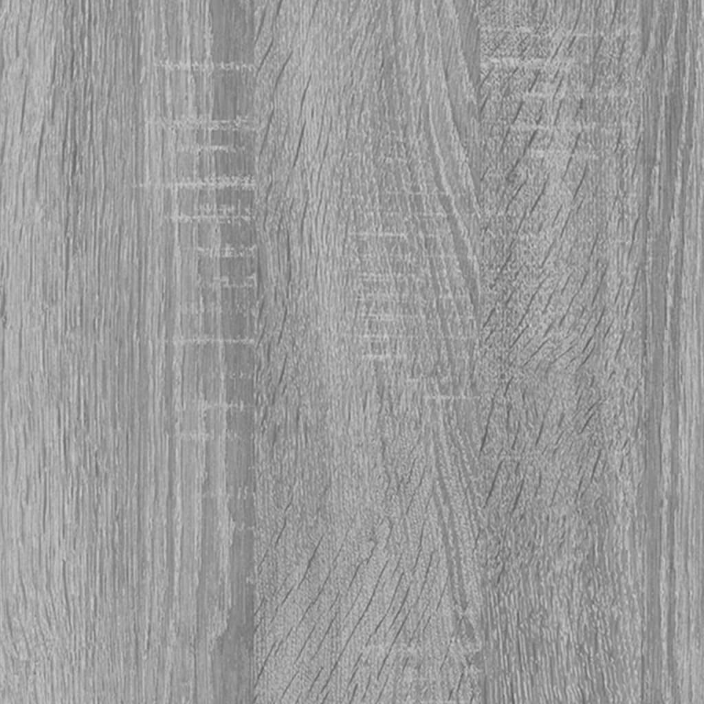 Sieninės spintelės, 2vnt., pilkos ąžuolo, 102x30x20cm, mediena
