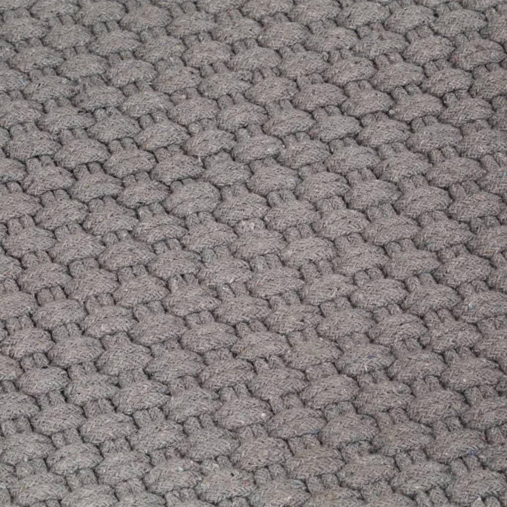 Kilimas, pilkos spalvos, 120x180cm, medvilnė, stačiakampis