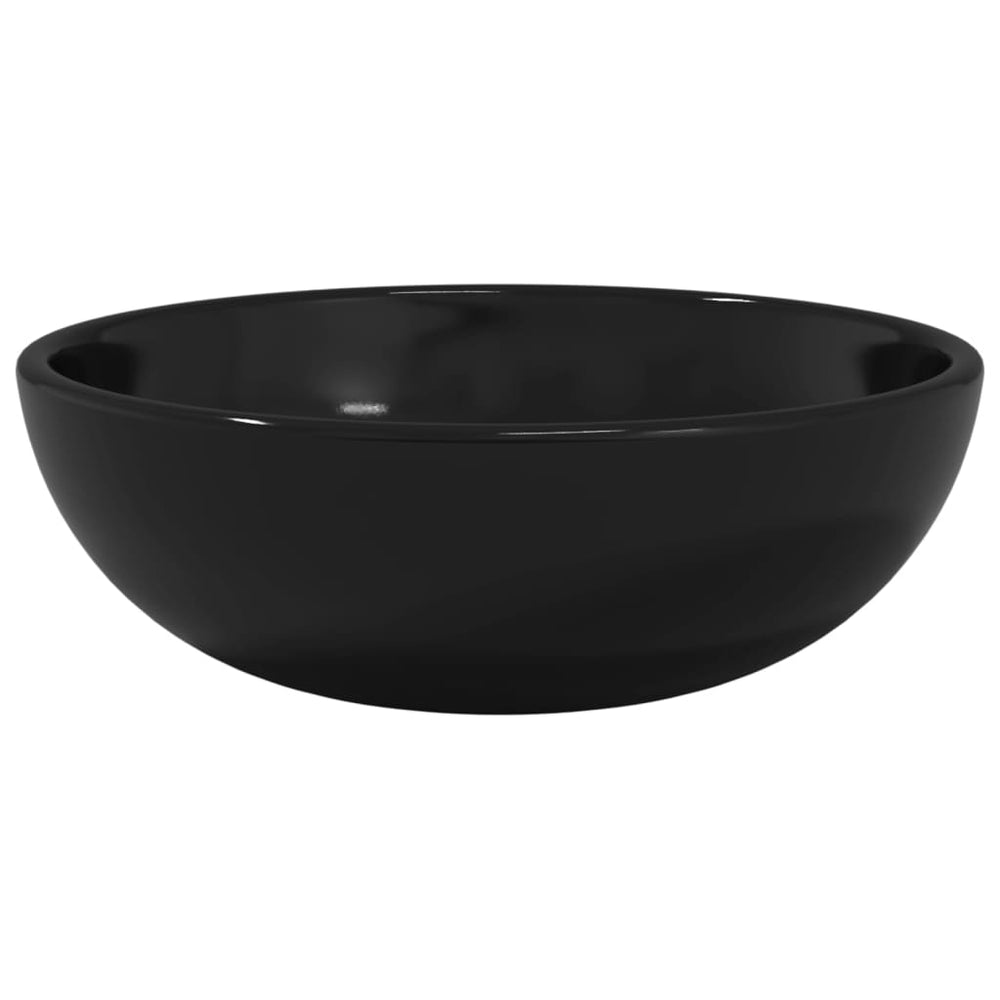Praustuvas ENHANCED I, 35cm., juodas stiklas