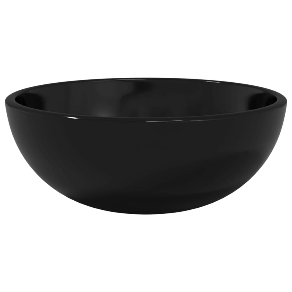 Praustuvas ENHANCED, 30 cm., juodas stiklas