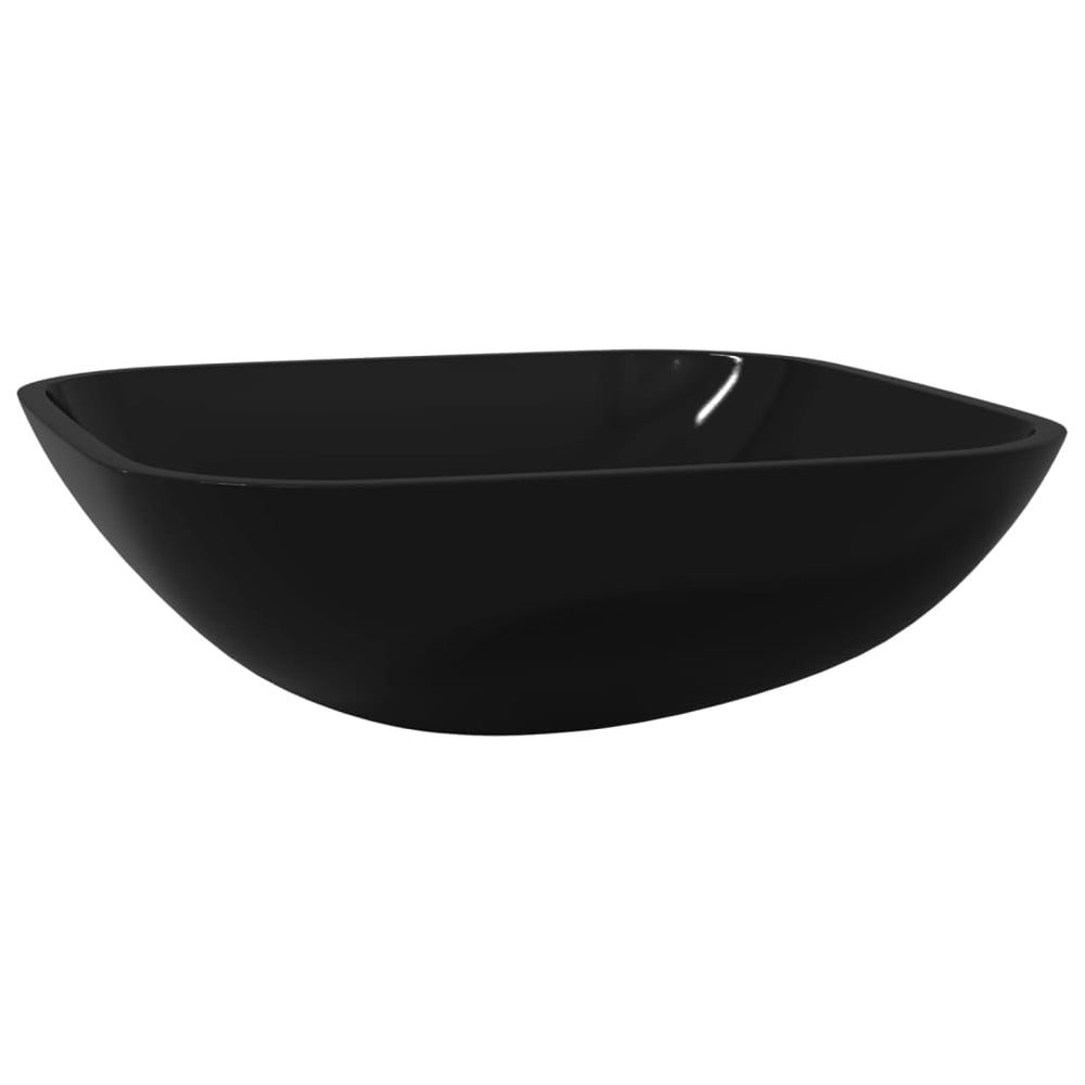 Praustuvas SEALED, 42cm., juodas stiklas