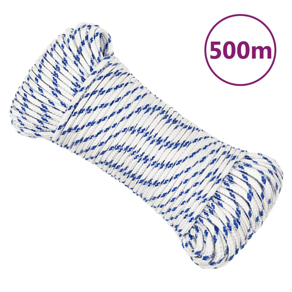 Valties virvė, baltos spalvos, 3mm, 50m, polipropilenas