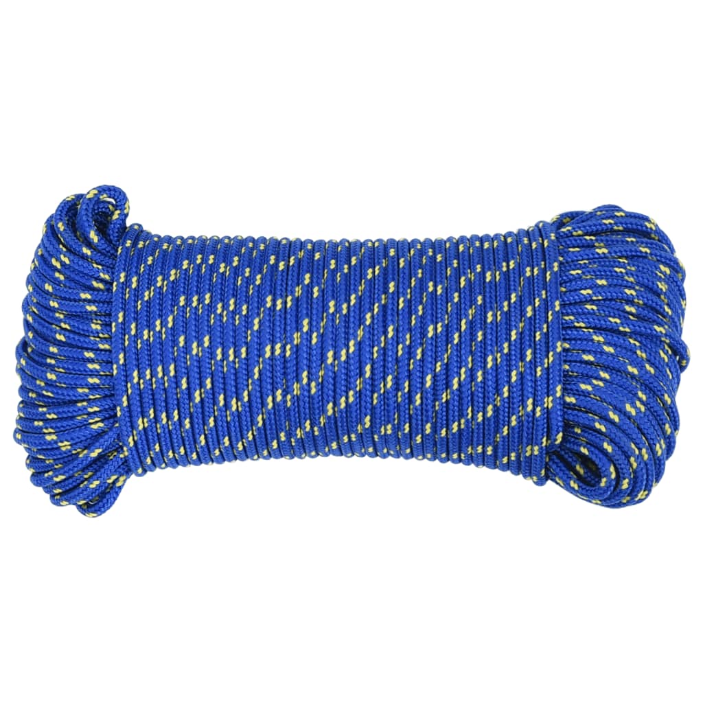 Valties virvė, mėlynos spalvos, 3mm, 50m, polipropilenas