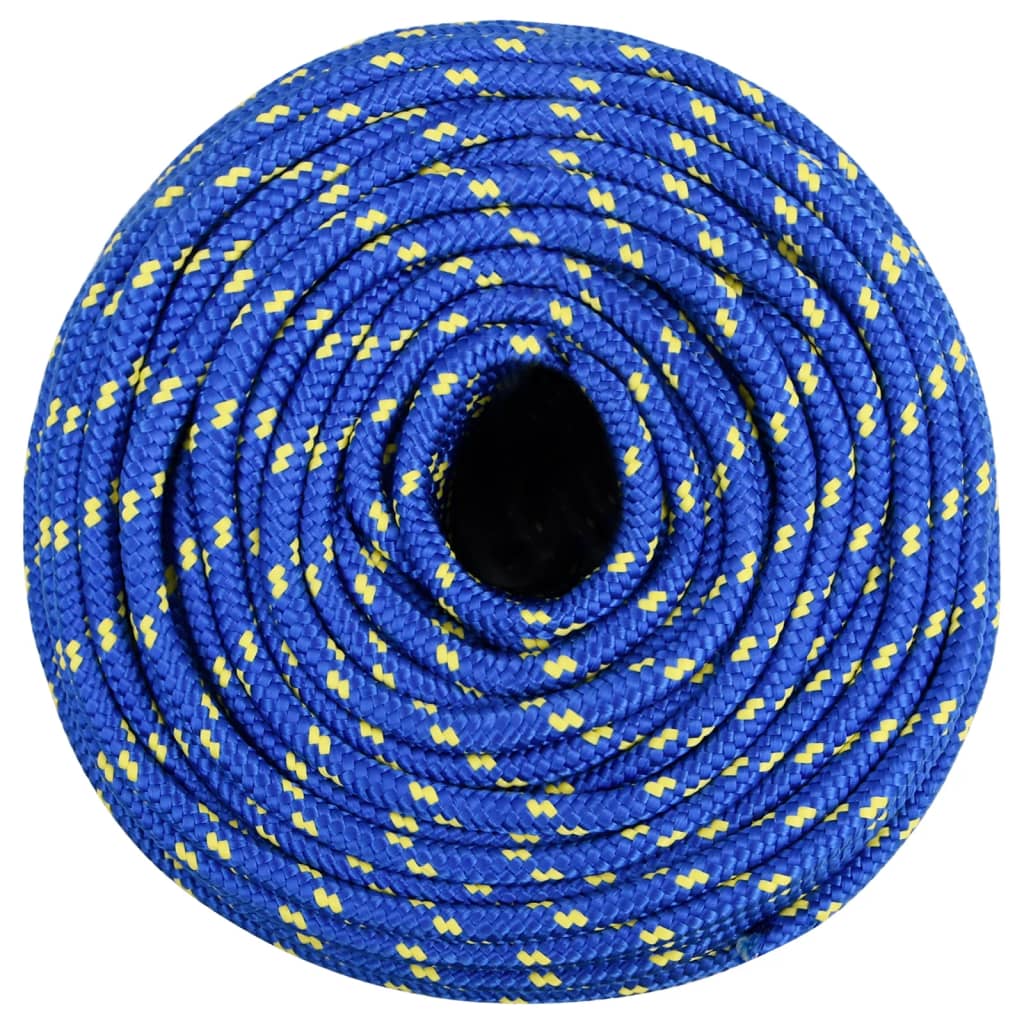 Valties virvė, mėlynos spalvos, 8mm, 50m, polipropilenas