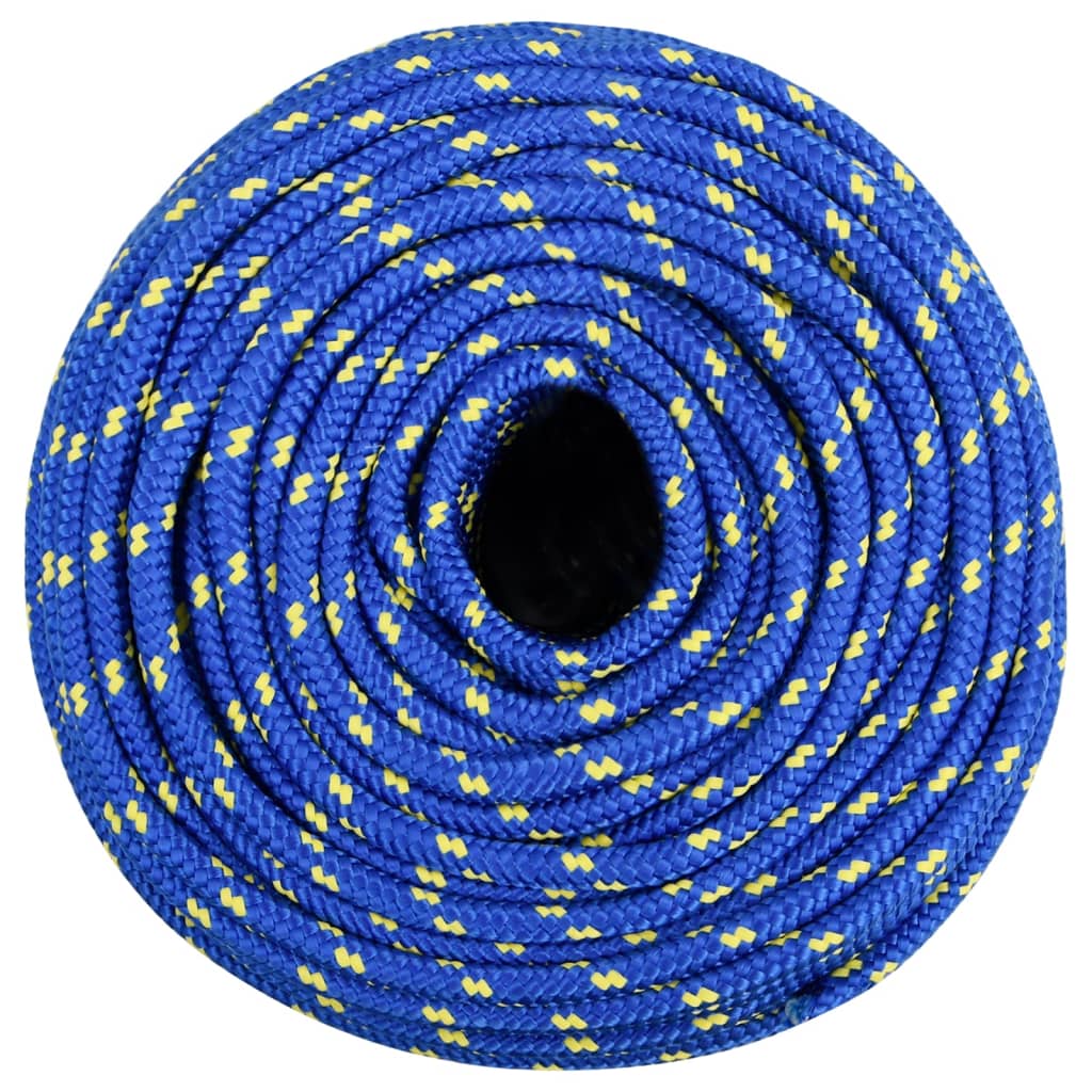 Valties virvė, mėlynos spalvos, 10mm, 500m, polipropilenas