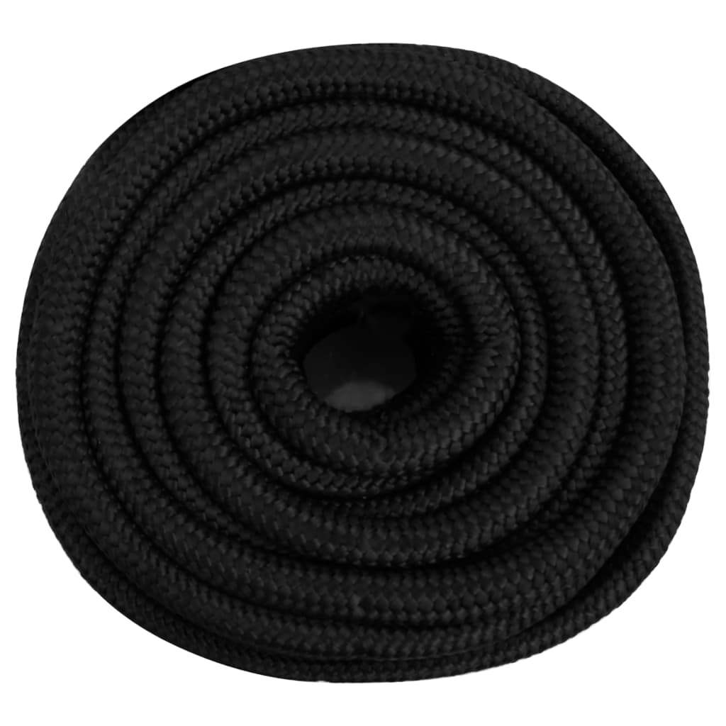 Valties virvė, visiškai juoda, 20mm, 100m, polipropilenas