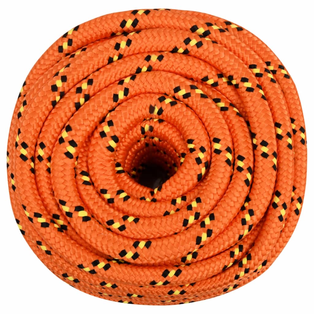 Valties virvė, oranžinės spalvos, 20mm, 100m, polipropilenas
