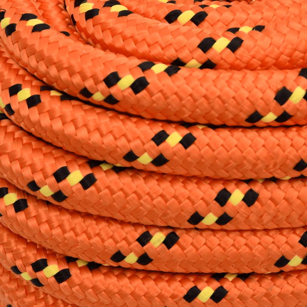 Valties virvė, oranžinės spalvos, 20mm, 100m, polipropilenas