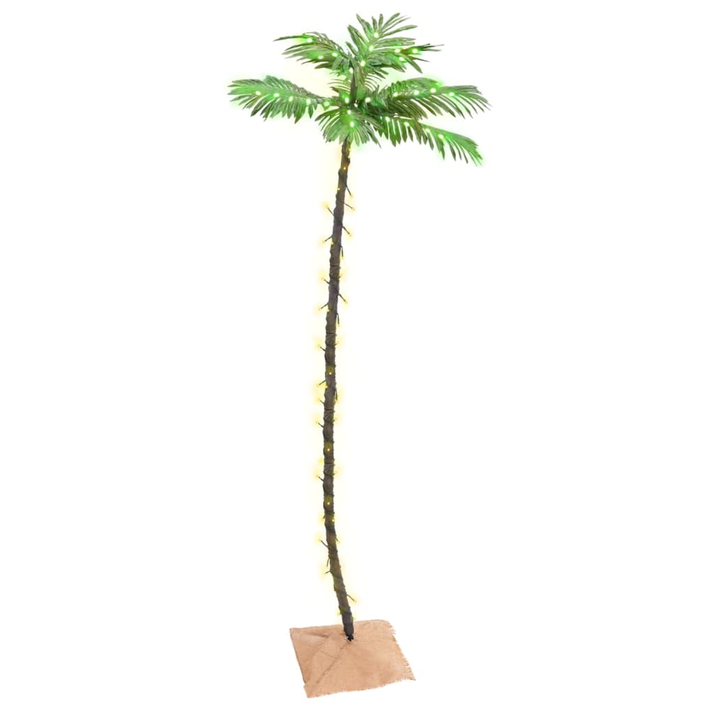 Palmė su 252 šiltomis baltomis LED lemputėmis, 400cm