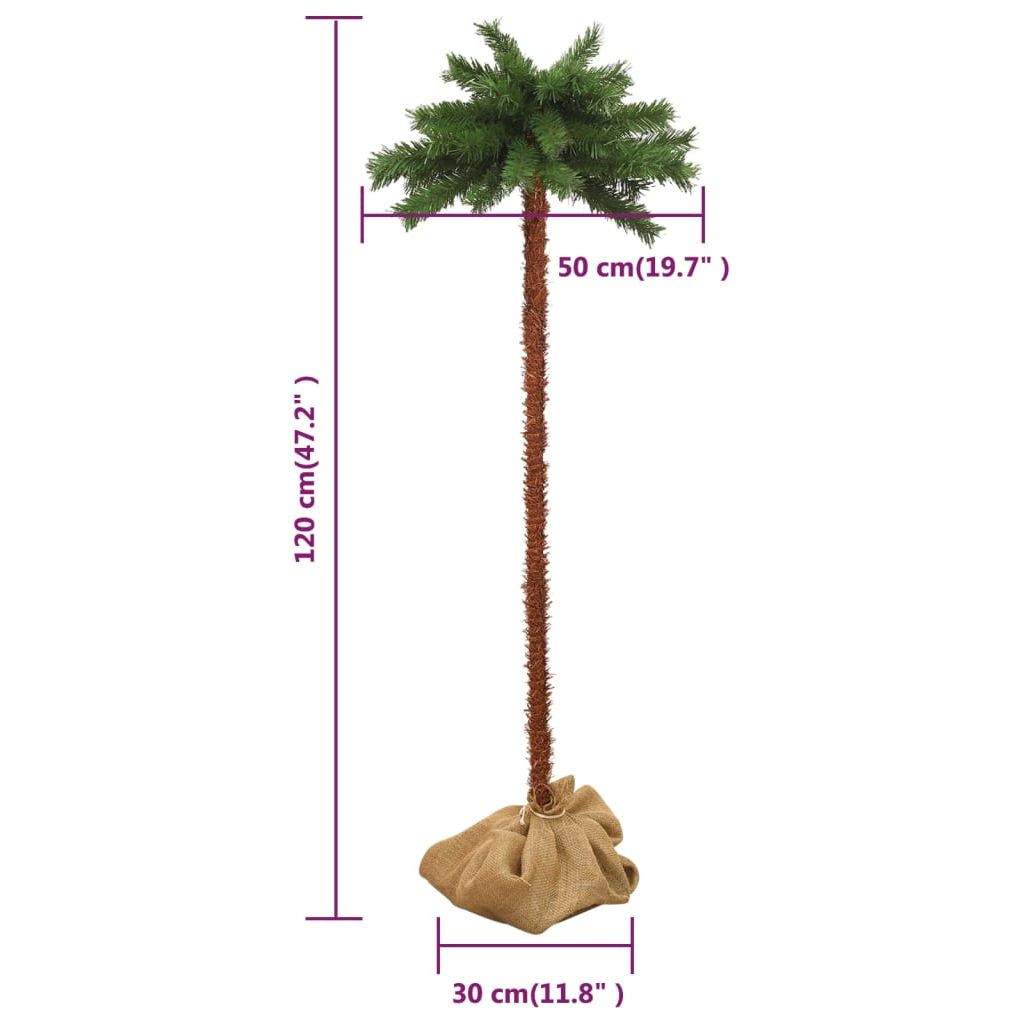 Dirbtinė palmė su LED lemputėmis, 120cm