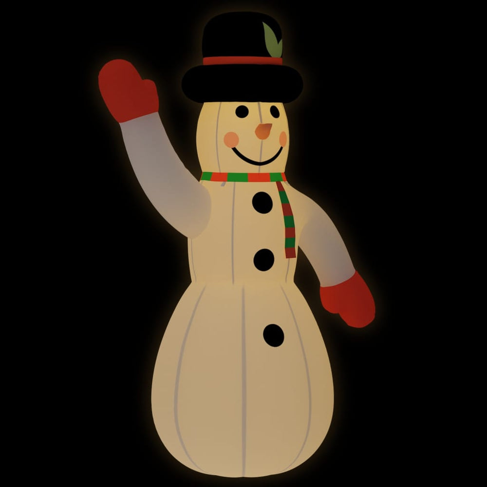 Pripučiamas sniego senis su LED lemputėmis, 370cm