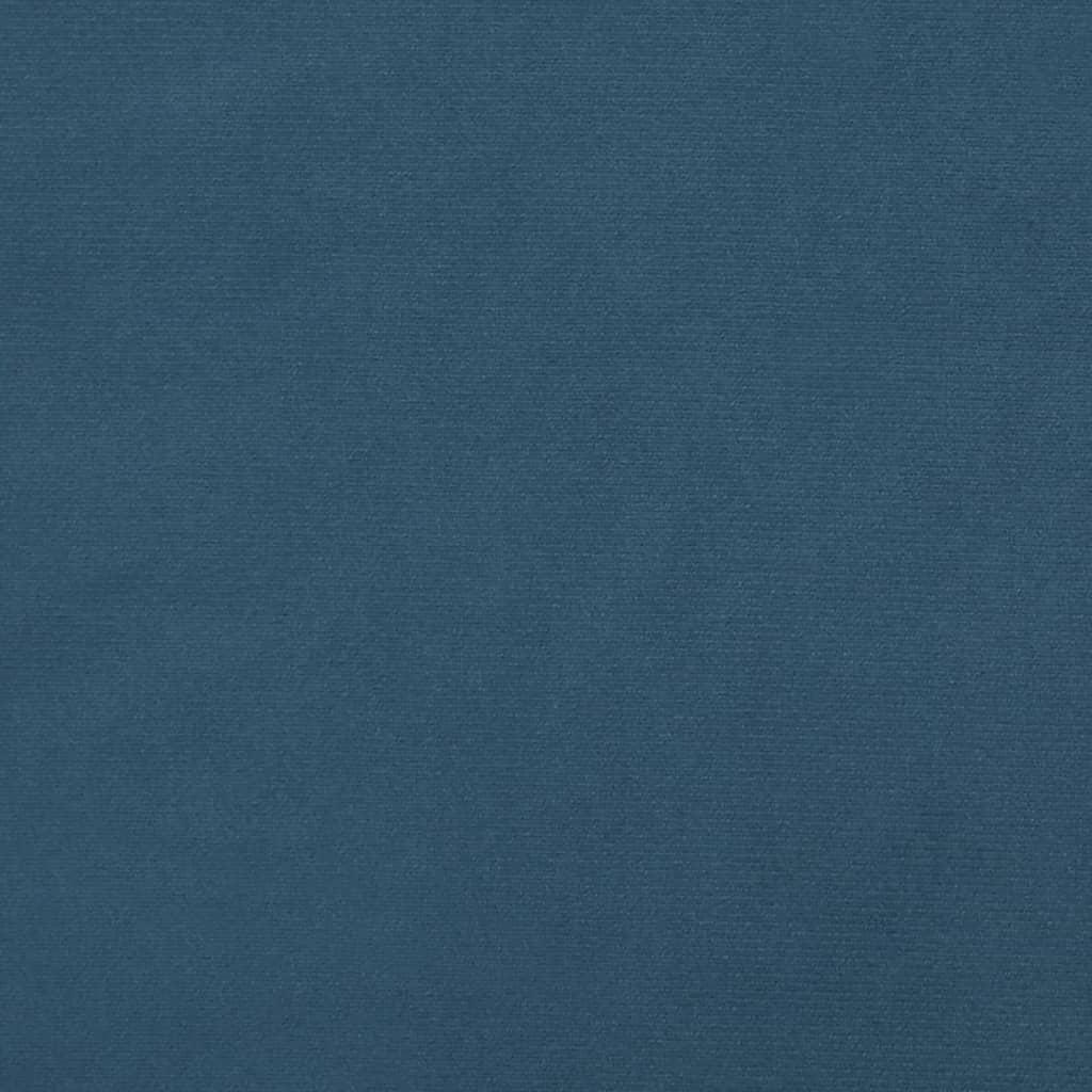 Lovos rėmas, tamsiai mėlynos spalvos, 160x200 cm, aksomas
